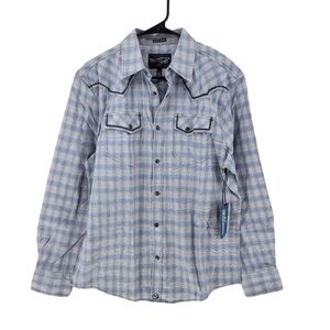 Moonshine Spirit By Brad Paisley Men's Plaid Button Down Shirt - S